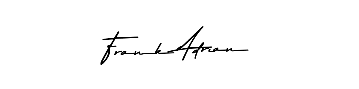 Use a signature maker to create a handwritten signature online. With this signature software, you can design (Asem Kandis PERSONAL USE) your own signature for name Frank Adrian. Frank Adrian signature style 9 images and pictures png