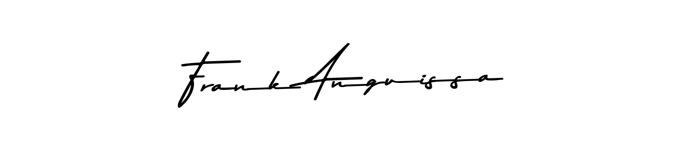 How to make Frank Anguissa name signature. Use Asem Kandis PERSONAL USE style for creating short signs online. This is the latest handwritten sign. Frank Anguissa signature style 9 images and pictures png