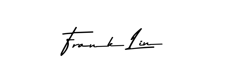 How to make Frank Lin name signature. Use Asem Kandis PERSONAL USE style for creating short signs online. This is the latest handwritten sign. Frank Lin signature style 9 images and pictures png