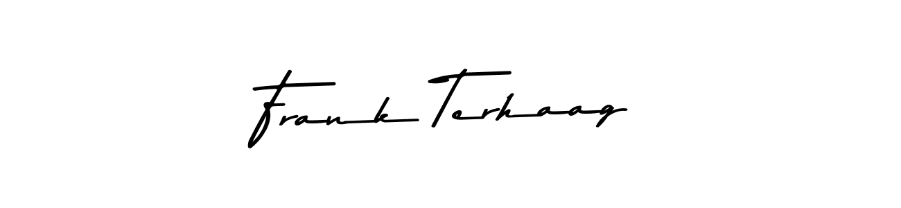 How to make Frank Terhaag name signature. Use Asem Kandis PERSONAL USE style for creating short signs online. This is the latest handwritten sign. Frank Terhaag signature style 9 images and pictures png