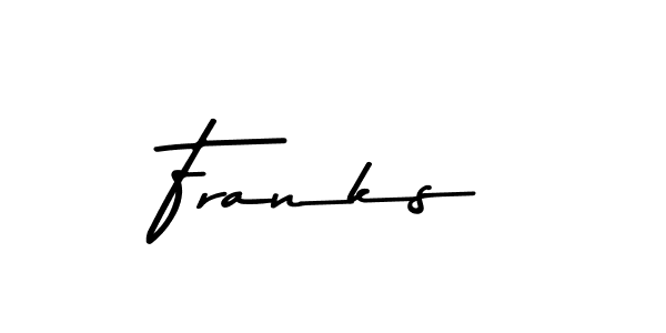 Similarly Asem Kandis PERSONAL USE is the best handwritten signature design. Signature creator online .You can use it as an online autograph creator for name Franks. Franks signature style 9 images and pictures png