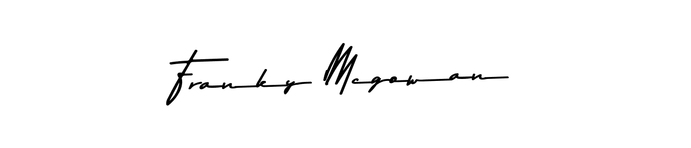You should practise on your own different ways (Asem Kandis PERSONAL USE) to write your name (Franky Mcgowan) in signature. don't let someone else do it for you. Franky Mcgowan signature style 9 images and pictures png