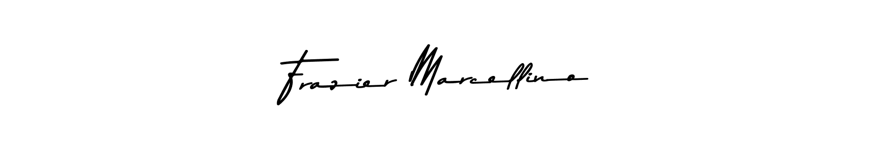 You should practise on your own different ways (Asem Kandis PERSONAL USE) to write your name (Frazier Marcellino) in signature. don't let someone else do it for you. Frazier Marcellino signature style 9 images and pictures png