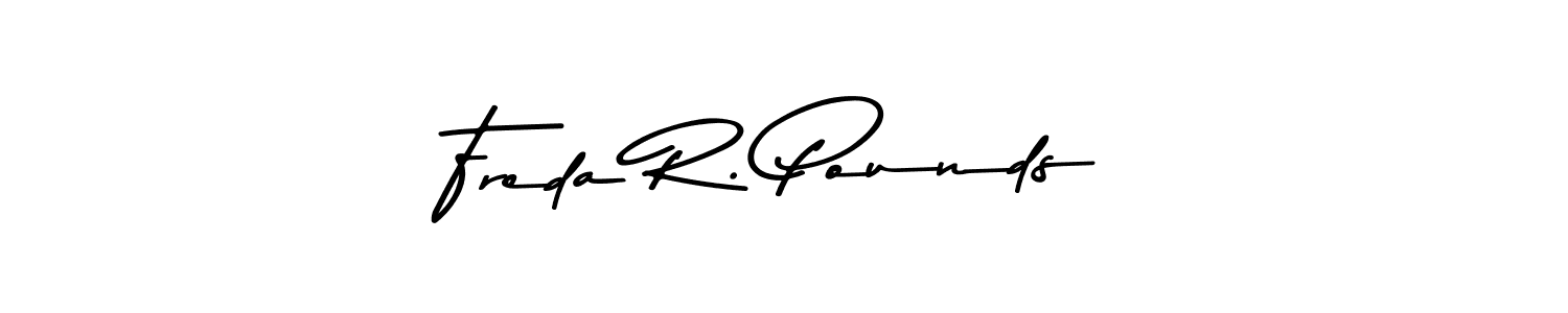 Here are the top 10 professional signature styles for the name Freda R. Pounds. These are the best autograph styles you can use for your name. Freda R. Pounds signature style 9 images and pictures png