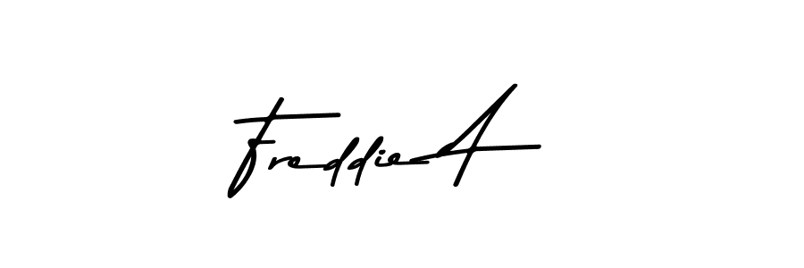 Create a beautiful signature design for name Freddie A. With this signature (Asem Kandis PERSONAL USE) fonts, you can make a handwritten signature for free. Freddie A signature style 9 images and pictures png