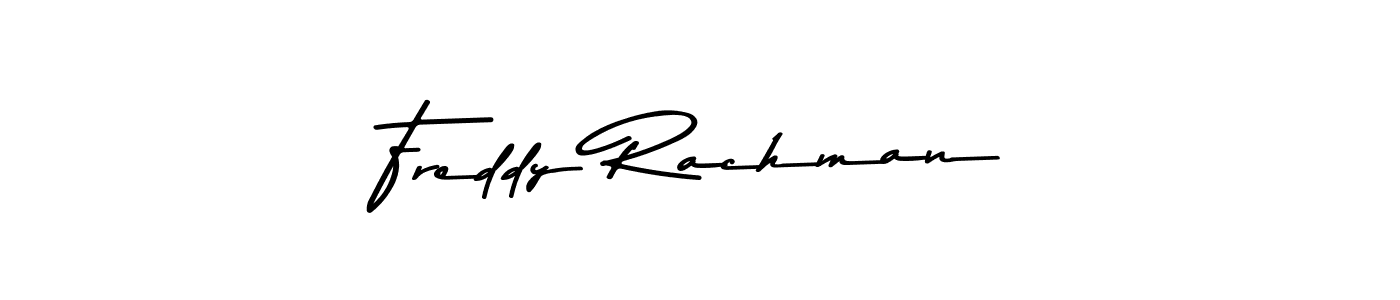 How to make Freddy Rachman signature? Asem Kandis PERSONAL USE is a professional autograph style. Create handwritten signature for Freddy Rachman name. Freddy Rachman signature style 9 images and pictures png