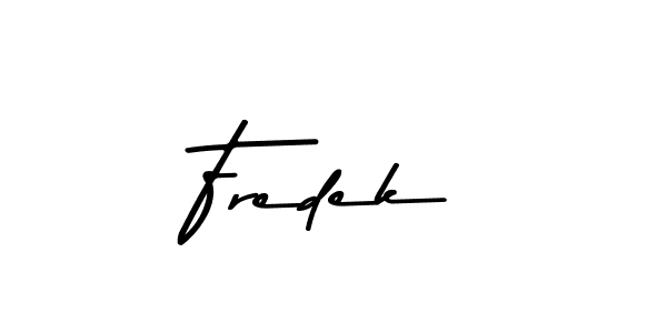 Design your own signature with our free online signature maker. With this signature software, you can create a handwritten (Asem Kandis PERSONAL USE) signature for name Fredek. Fredek signature style 9 images and pictures png