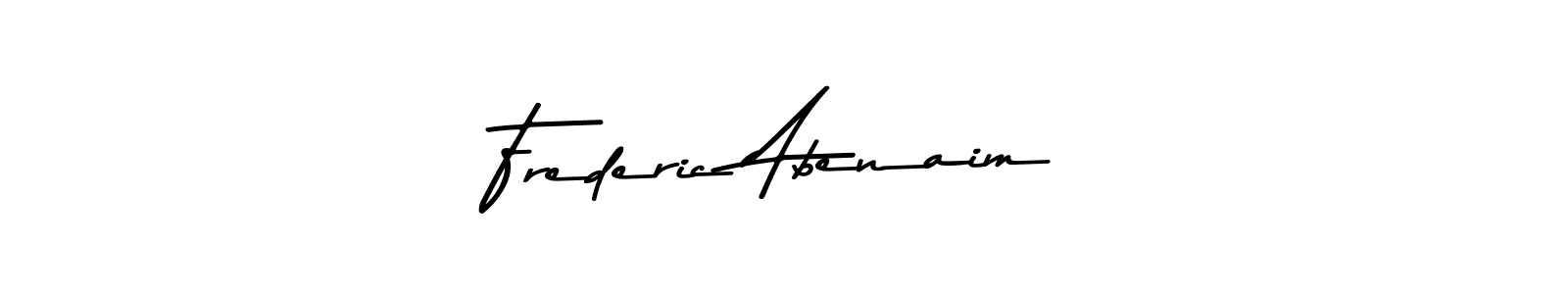 Design your own signature with our free online signature maker. With this signature software, you can create a handwritten (Asem Kandis PERSONAL USE) signature for name Frederic Abenaim. Frederic Abenaim signature style 9 images and pictures png