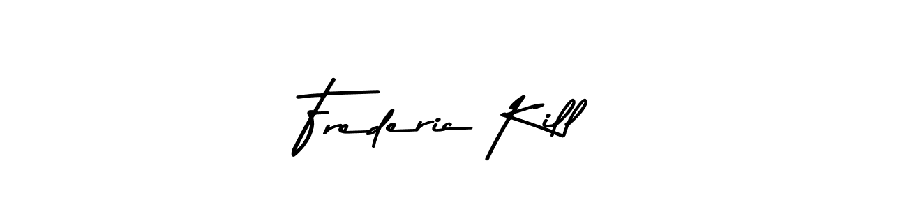 Here are the top 10 professional signature styles for the name Frederic Kill. These are the best autograph styles you can use for your name. Frederic Kill signature style 9 images and pictures png