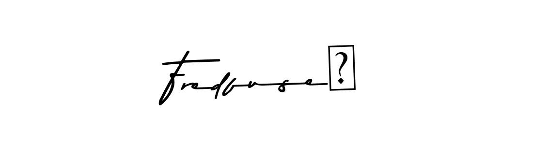 You should practise on your own different ways (Asem Kandis PERSONAL USE) to write your name (Fredfuse ) in signature. don't let someone else do it for you. Fredfuse  signature style 9 images and pictures png