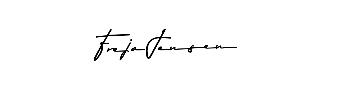 This is the best signature style for the Freja Jensen name. Also you like these signature font (Asem Kandis PERSONAL USE). Mix name signature. Freja Jensen signature style 9 images and pictures png