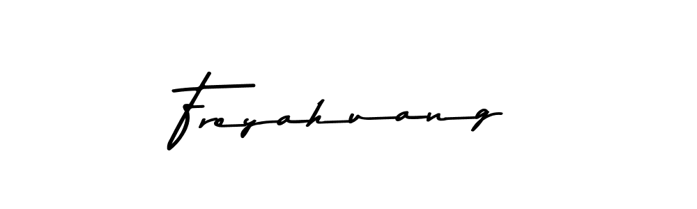 Make a beautiful signature design for name Freyahuang. Use this online signature maker to create a handwritten signature for free. Freyahuang signature style 9 images and pictures png