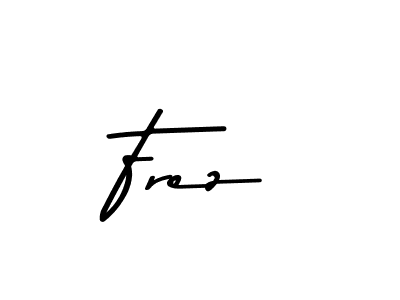 Frez stylish signature style. Best Handwritten Sign (Asem Kandis PERSONAL USE) for my name. Handwritten Signature Collection Ideas for my name Frez. Frez signature style 9 images and pictures png