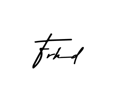 Frhd stylish signature style. Best Handwritten Sign (Asem Kandis PERSONAL USE) for my name. Handwritten Signature Collection Ideas for my name Frhd. Frhd signature style 9 images and pictures png