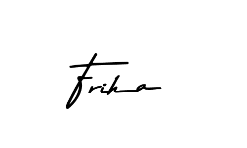 Also You can easily find your signature by using the search form. We will create Friha name handwritten signature images for you free of cost using Asem Kandis PERSONAL USE sign style. Friha signature style 9 images and pictures png