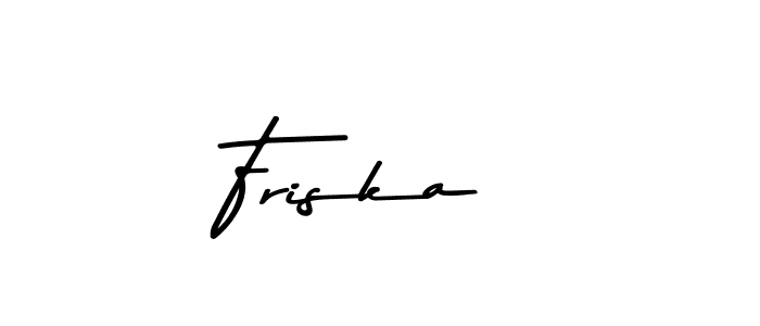 Use a signature maker to create a handwritten signature online. With this signature software, you can design (Asem Kandis PERSONAL USE) your own signature for name Friska . Friska  signature style 9 images and pictures png