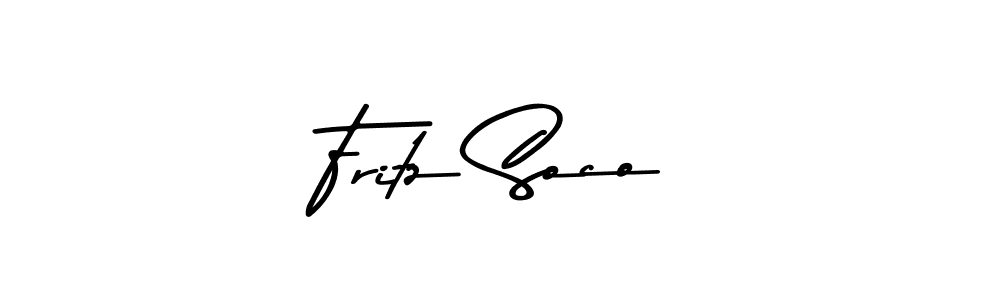 Asem Kandis PERSONAL USE is a professional signature style that is perfect for those who want to add a touch of class to their signature. It is also a great choice for those who want to make their signature more unique. Get Fritz Soco name to fancy signature for free. Fritz Soco signature style 9 images and pictures png