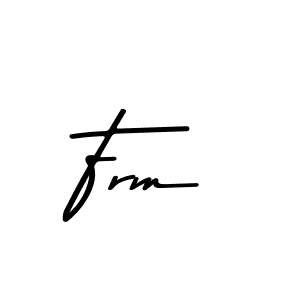 Use a signature maker to create a handwritten signature online. With this signature software, you can design (Asem Kandis PERSONAL USE) your own signature for name Frm. Frm signature style 9 images and pictures png