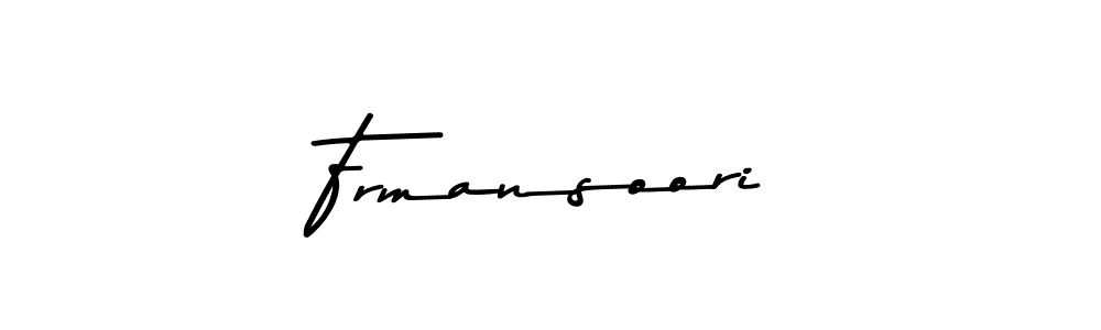 Also You can easily find your signature by using the search form. We will create Frmansoori name handwritten signature images for you free of cost using Asem Kandis PERSONAL USE sign style. Frmansoori signature style 9 images and pictures png