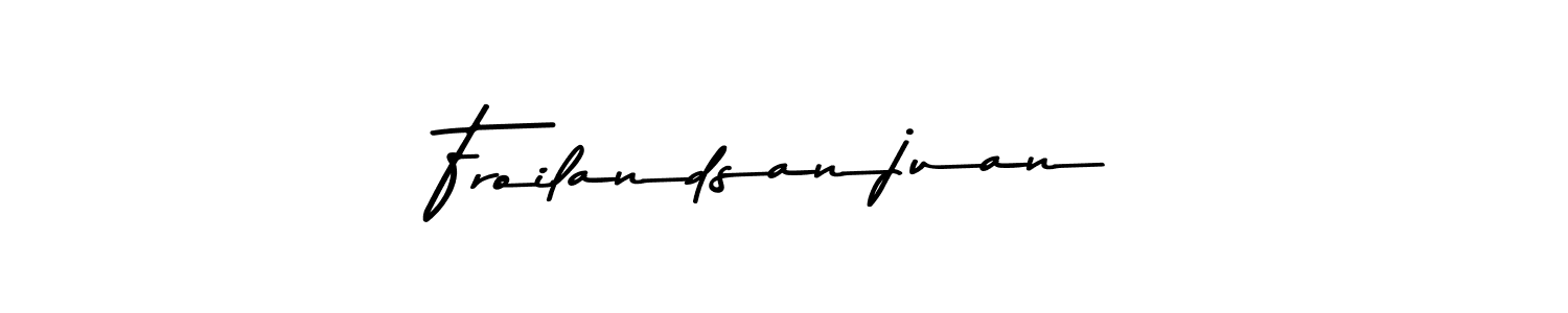 You should practise on your own different ways (Asem Kandis PERSONAL USE) to write your name (Froilandsanjuan) in signature. don't let someone else do it for you. Froilandsanjuan signature style 9 images and pictures png