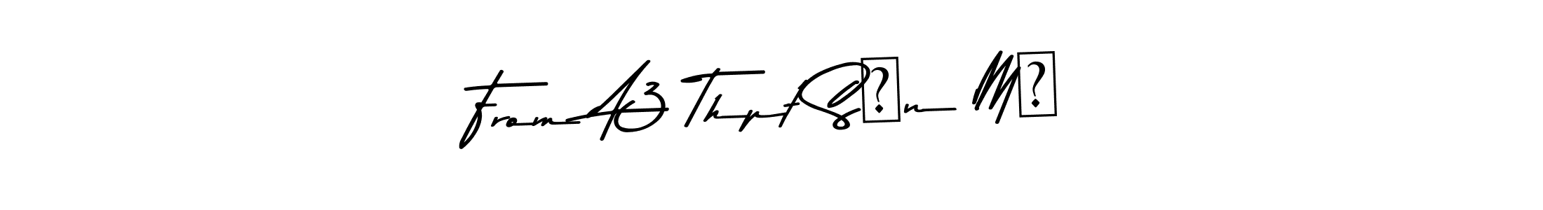 How to make From A3 Thpt Sơn Mỹ signature? Asem Kandis PERSONAL USE is a professional autograph style. Create handwritten signature for From A3 Thpt Sơn Mỹ name. From A3 Thpt Sơn Mỹ signature style 9 images and pictures png