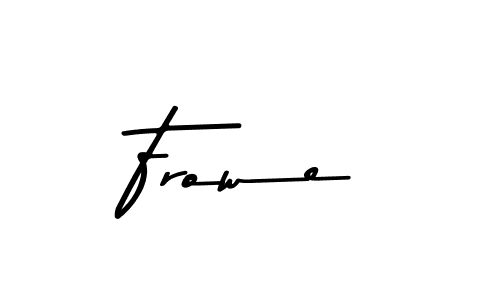 Make a beautiful signature design for name Frowe. Use this online signature maker to create a handwritten signature for free. Frowe signature style 9 images and pictures png