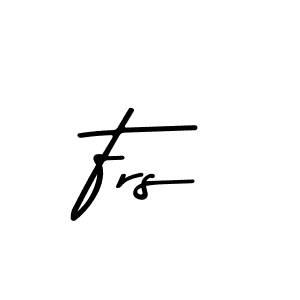 Use a signature maker to create a handwritten signature online. With this signature software, you can design (Asem Kandis PERSONAL USE) your own signature for name Frs. Frs signature style 9 images and pictures png