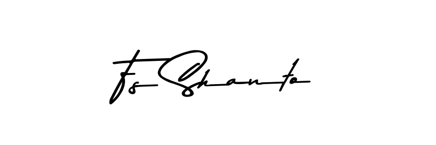 Make a short Fs Shanto signature style. Manage your documents anywhere anytime using Asem Kandis PERSONAL USE. Create and add eSignatures, submit forms, share and send files easily. Fs Shanto signature style 9 images and pictures png