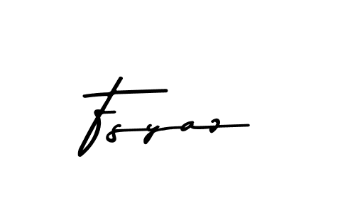 Design your own signature with our free online signature maker. With this signature software, you can create a handwritten (Asem Kandis PERSONAL USE) signature for name Fsyaz. Fsyaz signature style 9 images and pictures png