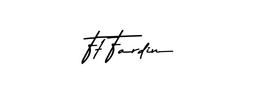 You can use this online signature creator to create a handwritten signature for the name Ft Fardin. This is the best online autograph maker. Ft Fardin signature style 9 images and pictures png