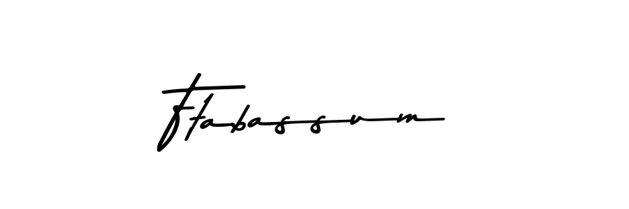 The best way (Asem Kandis PERSONAL USE) to make a short signature is to pick only two or three words in your name. The name Ftabassum include a total of six letters. For converting this name. Ftabassum signature style 9 images and pictures png