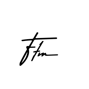 How to Draw Ftm signature style? Asem Kandis PERSONAL USE is a latest design signature styles for name Ftm. Ftm signature style 9 images and pictures png