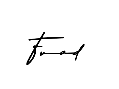 How to make Fuad name signature. Use Asem Kandis PERSONAL USE style for creating short signs online. This is the latest handwritten sign. Fuad signature style 9 images and pictures png