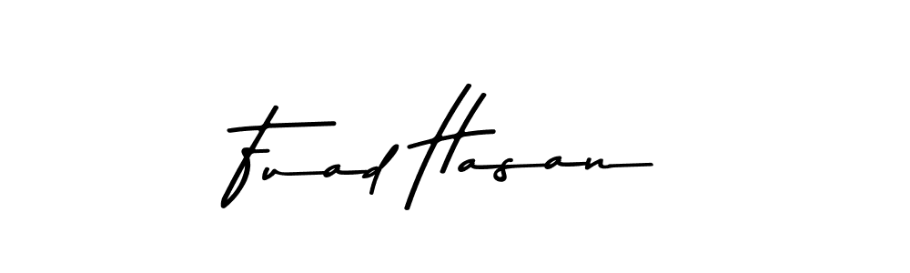 Use a signature maker to create a handwritten signature online. With this signature software, you can design (Asem Kandis PERSONAL USE) your own signature for name Fuad Hasan. Fuad Hasan signature style 9 images and pictures png