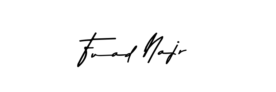 Create a beautiful signature design for name Fuad Najr. With this signature (Asem Kandis PERSONAL USE) fonts, you can make a handwritten signature for free. Fuad Najr signature style 9 images and pictures png