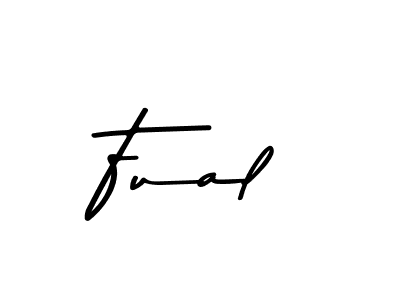 Fual stylish signature style. Best Handwritten Sign (Asem Kandis PERSONAL USE) for my name. Handwritten Signature Collection Ideas for my name Fual. Fual signature style 9 images and pictures png