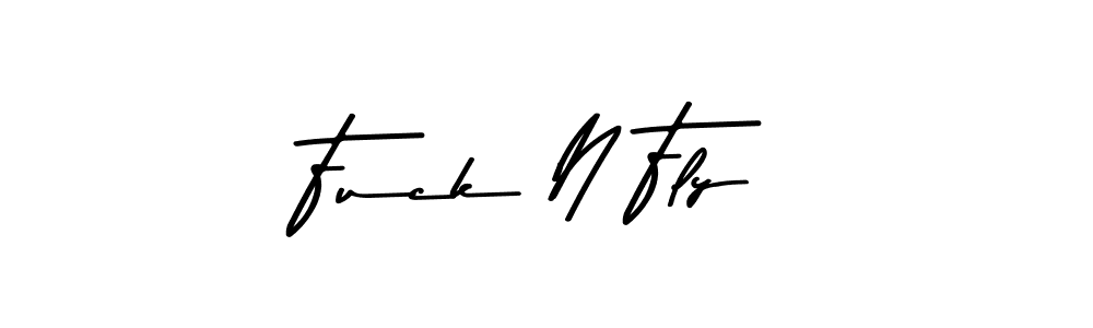 How to make Fuck N Fly name signature. Use Asem Kandis PERSONAL USE style for creating short signs online. This is the latest handwritten sign. Fuck N Fly signature style 9 images and pictures png