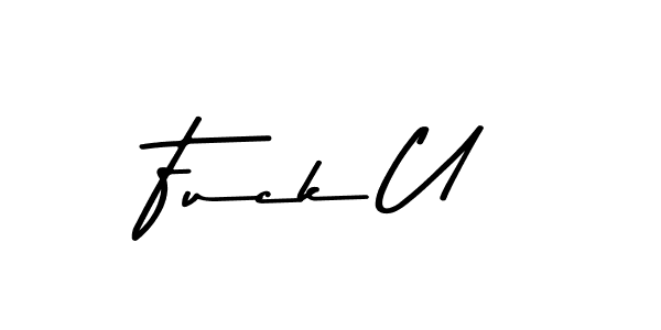 Also You can easily find your signature by using the search form. We will create Fuck U name handwritten signature images for you free of cost using Asem Kandis PERSONAL USE sign style. Fuck U signature style 9 images and pictures png