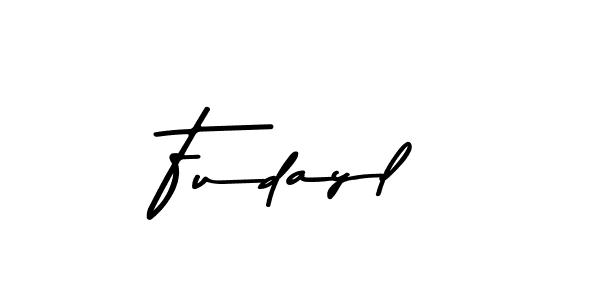 Create a beautiful signature design for name Fudayl. With this signature (Asem Kandis PERSONAL USE) fonts, you can make a handwritten signature for free. Fudayl signature style 9 images and pictures png