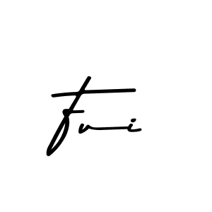 Use a signature maker to create a handwritten signature online. With this signature software, you can design (Asem Kandis PERSONAL USE) your own signature for name Fui. Fui signature style 9 images and pictures png