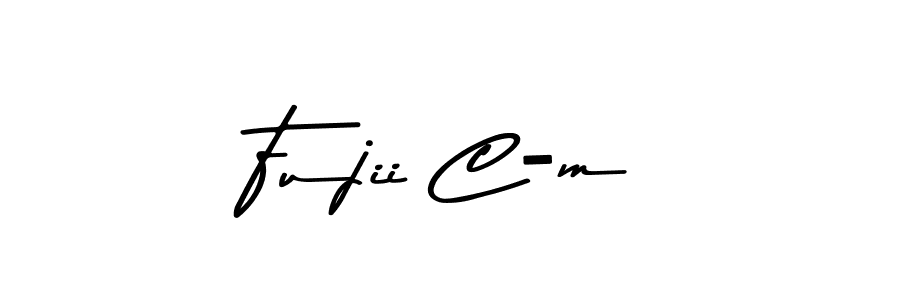 Make a beautiful signature design for name Fujii C-m. With this signature (Asem Kandis PERSONAL USE) style, you can create a handwritten signature for free. Fujii C-m signature style 9 images and pictures png