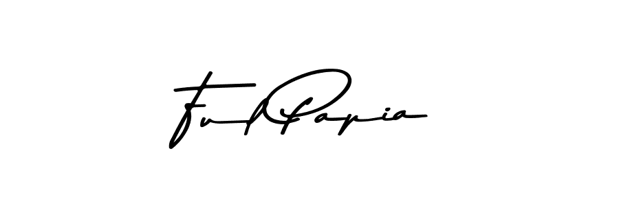 It looks lik you need a new signature style for name Ful Papia. Design unique handwritten (Asem Kandis PERSONAL USE) signature with our free signature maker in just a few clicks. Ful Papia signature style 9 images and pictures png