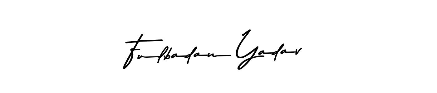 You can use this online signature creator to create a handwritten signature for the name Fulbadan Yadav. This is the best online autograph maker. Fulbadan Yadav signature style 9 images and pictures png