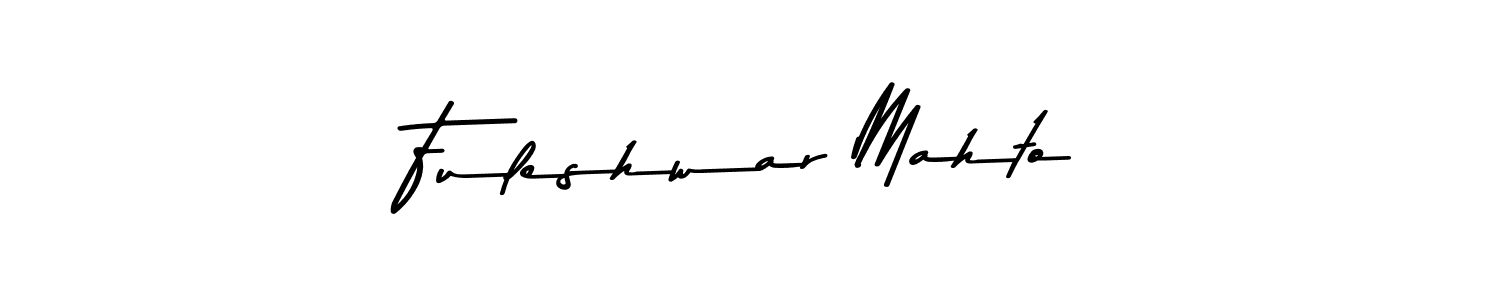 How to make Fuleshwar Mahto signature? Asem Kandis PERSONAL USE is a professional autograph style. Create handwritten signature for Fuleshwar Mahto name. Fuleshwar Mahto signature style 9 images and pictures png