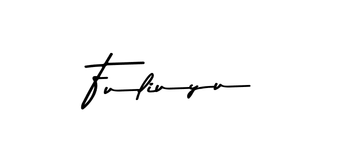 Make a beautiful signature design for name Fuliuyu. With this signature (Asem Kandis PERSONAL USE) style, you can create a handwritten signature for free. Fuliuyu signature style 9 images and pictures png