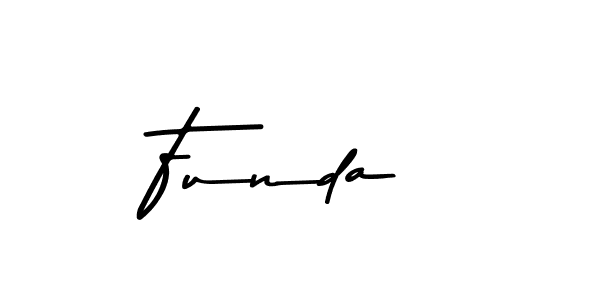 Use a signature maker to create a handwritten signature online. With this signature software, you can design (Asem Kandis PERSONAL USE) your own signature for name Funda . Funda  signature style 9 images and pictures png