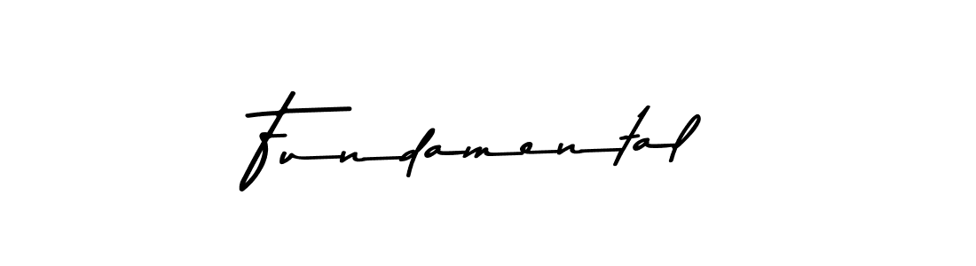 Design your own signature with our free online signature maker. With this signature software, you can create a handwritten (Asem Kandis PERSONAL USE) signature for name Fundamental. Fundamental signature style 9 images and pictures png