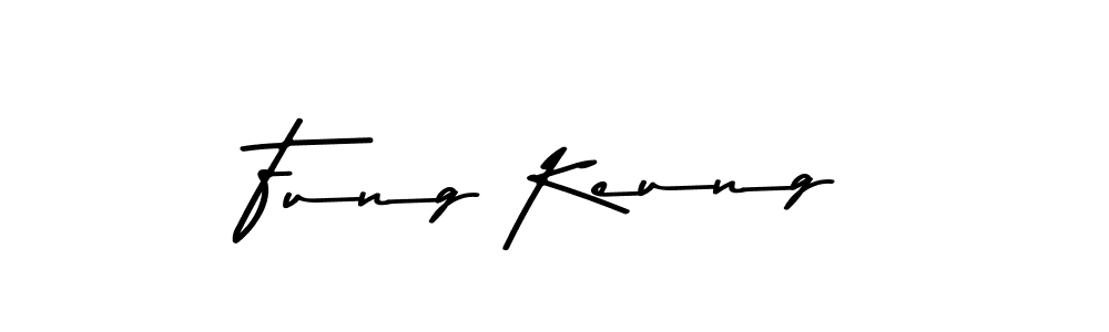 Create a beautiful signature design for name Fung Keung. With this signature (Asem Kandis PERSONAL USE) fonts, you can make a handwritten signature for free. Fung Keung signature style 9 images and pictures png