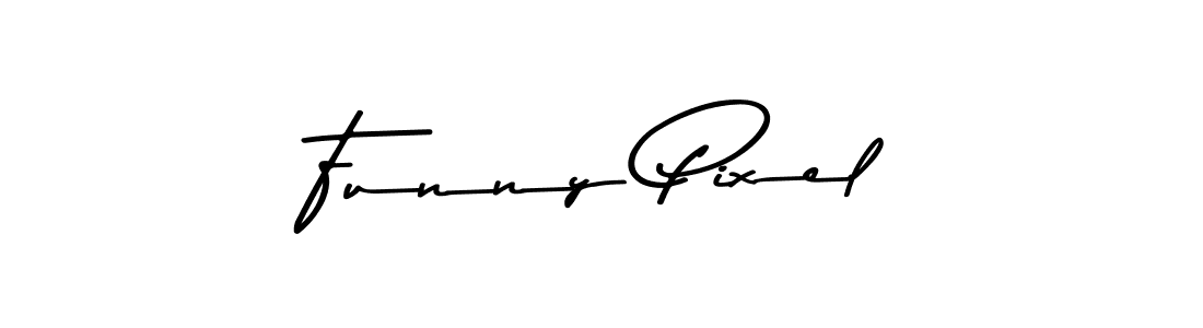 Funny Pixel stylish signature style. Best Handwritten Sign (Asem Kandis PERSONAL USE) for my name. Handwritten Signature Collection Ideas for my name Funny Pixel. Funny Pixel signature style 9 images and pictures png