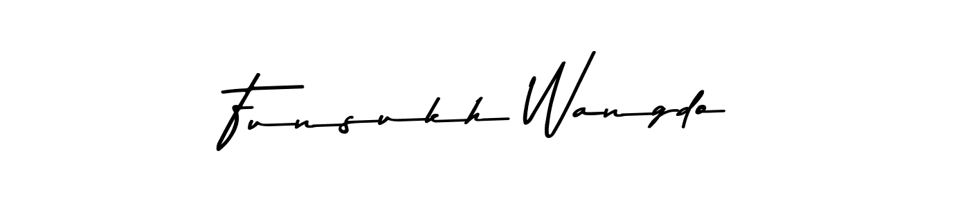 Similarly Asem Kandis PERSONAL USE is the best handwritten signature design. Signature creator online .You can use it as an online autograph creator for name Funsukh Wangdo. Funsukh Wangdo signature style 9 images and pictures png